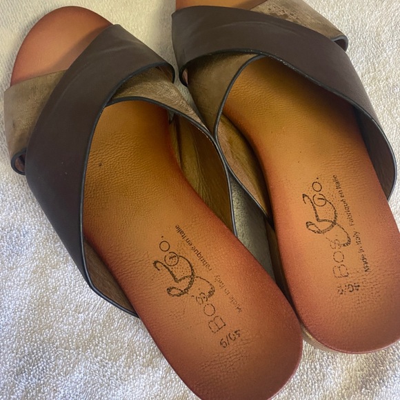 Bos &Co leather slides - Picture 2 of 4